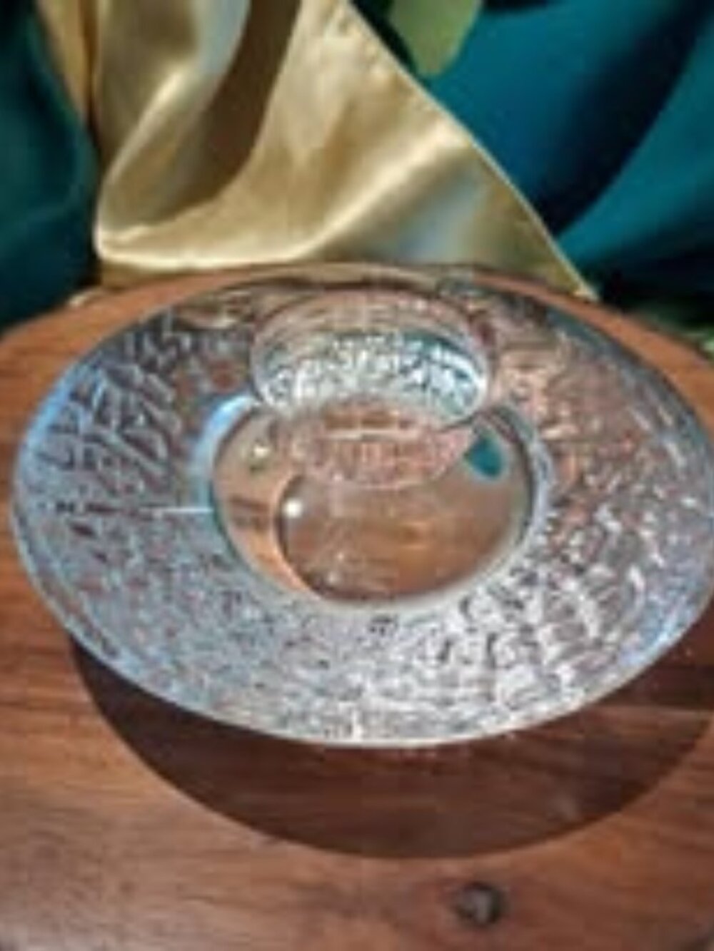 Kosta Boda "Snowball" classic Scandinavian art glass votive or tealight candle